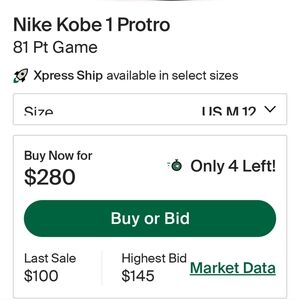 Nike Kobe 1 Protro 81 Pt Game Shoes